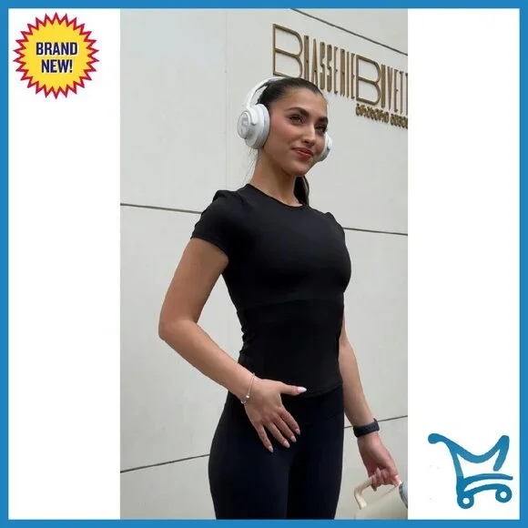 High Waist Tummy Control Workout Leggings, 4-Way Stretch, Side Pockets - Picture 8 of 8